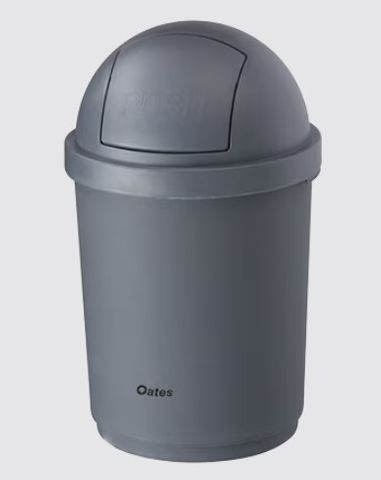 Bin Domed 28 Litre - Grey