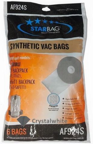 Vac Bag AF924S Fits T1 Pk/6