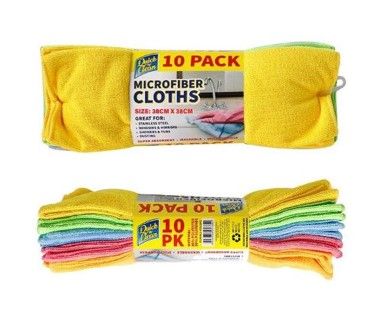 Microfibre Cloths Q&C Pk/10