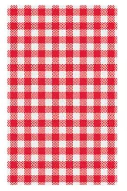 G/Proof Gingham Red 190x310mm