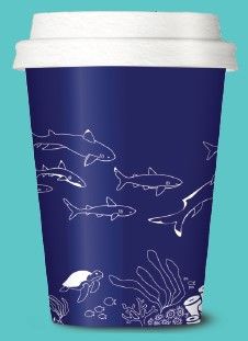 Cup GMark 12oz S-Wall Coastal