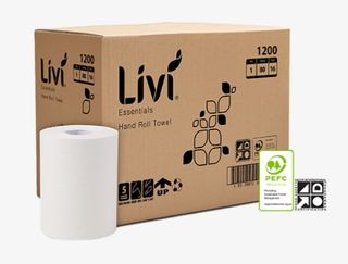 Livi 1200 Roll Towel 18cmx80m