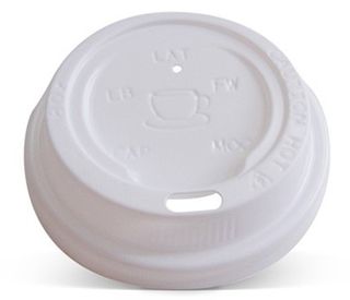 Lid White CPLA G-M Fits 8-16oz