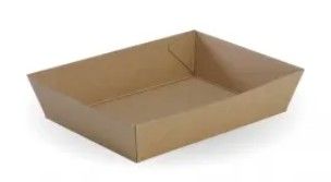Kraft #3 Brown Tray Pk/25