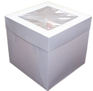 Window Cake Box 10x10x12 Pk/10
