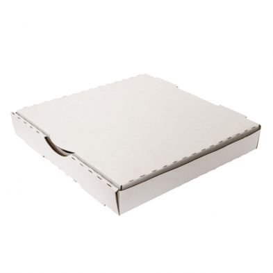 Pizza Box 9" Plain White x100