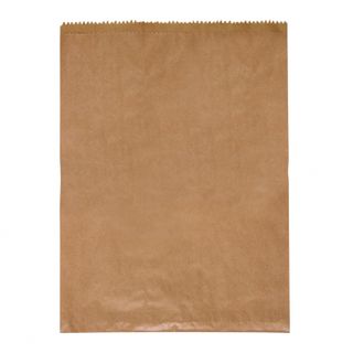 Paper Bag 12 Flat Brown