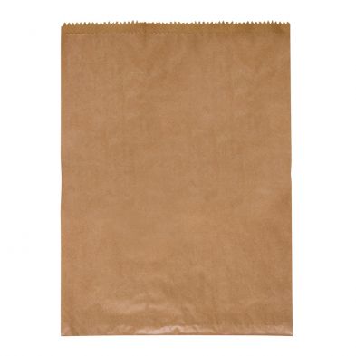 Paper Bag 12 Flat Brown