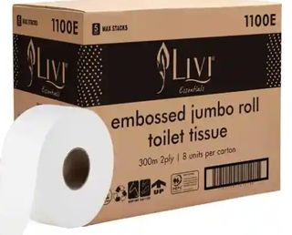 Livi 1100E Jumbo 2 Ply Toilet