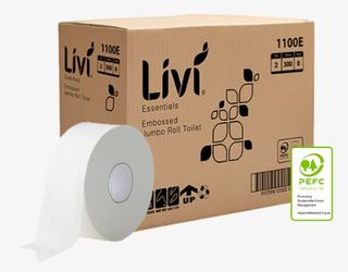 Livi 1100E Jumbo 2 Ply Toilet