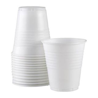 White Plas Cup PLC06 6oz x1000