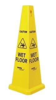 Wet Floor Cone Large Yellow