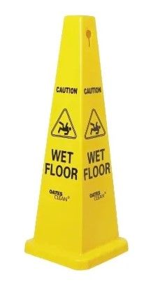 Wet Floor Cone Large Yellow