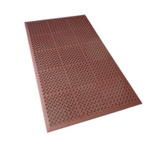 Mat Red Safety Tred 90x150cm