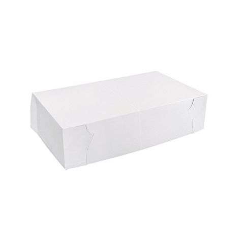 Cake Box 1/4 Slab White Pk/100