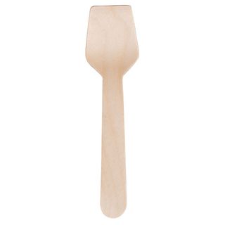 Gelato Spoon Wood Pk/100