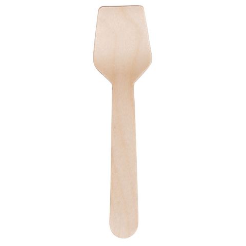 Gelato Spoon Wood Pk/100