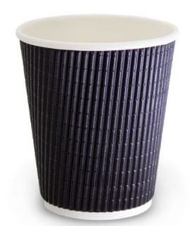 Cup Ripple Charcoal 80mm 8oz