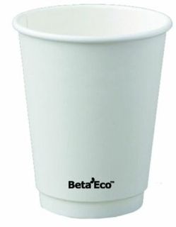Cup BetaEco White 8oz D-Wall