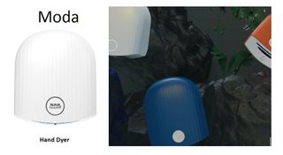 Hand Dryer Moda Navy 1200W