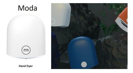Hand Dryer Moda Navy 1200W
