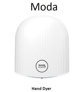 Hand Dryer Moda White 1200W