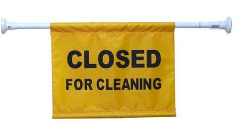 Sign Caution - Door Hanging