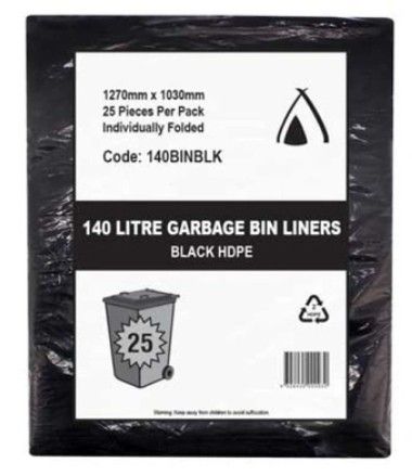 Garbage Black 140L Ctn/200