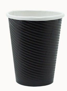 Cup Ripple Charcoal 80mm 8oz