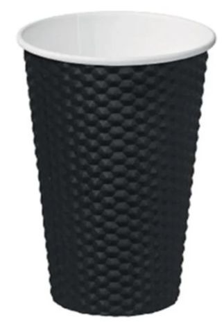 Cup Dimple Black 16oz Pk/20