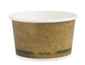 Bowl BioBowl 12oz Kraft Pk/25