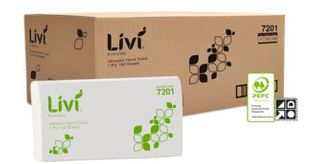Livi 7201 Ultraslim Hand Towel