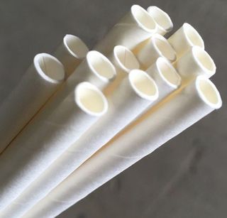 Straws Paper White Regular