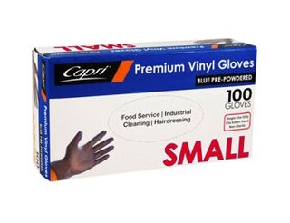 Glove BLUE Vinyl Small Box/100