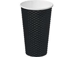 Cup Dimple Black 16oz Pk/20