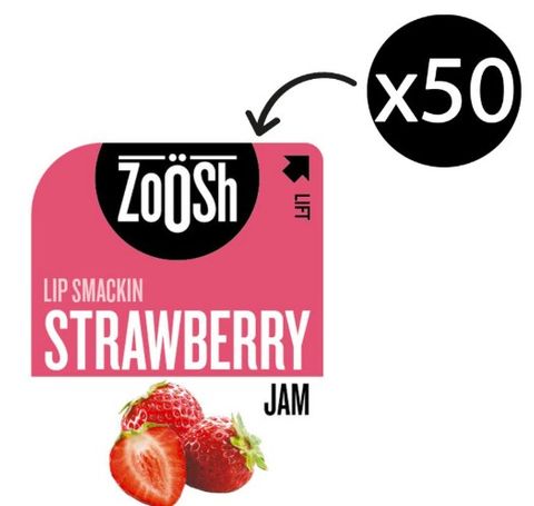 Zoosh Straw Jam P/C Tray/50