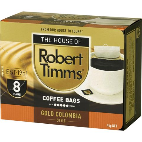 Robert Timms Gold Coffee Bag