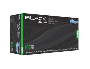 Glove Nitrile Black X-Lge x100