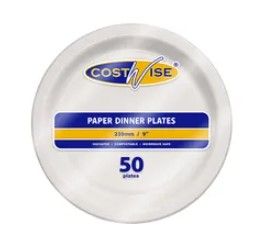 Plate Paper 230mm/9" Pk/50