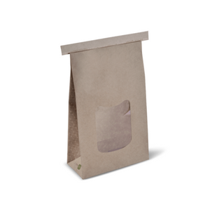 Brown Window Face Lge Bag