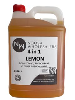 4 in 1 Lemon Disinf/Cleaner 5L