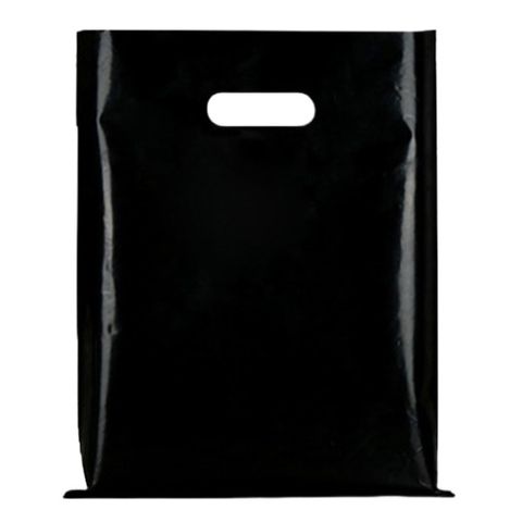 Boutique Bag Black Lge Pk/100