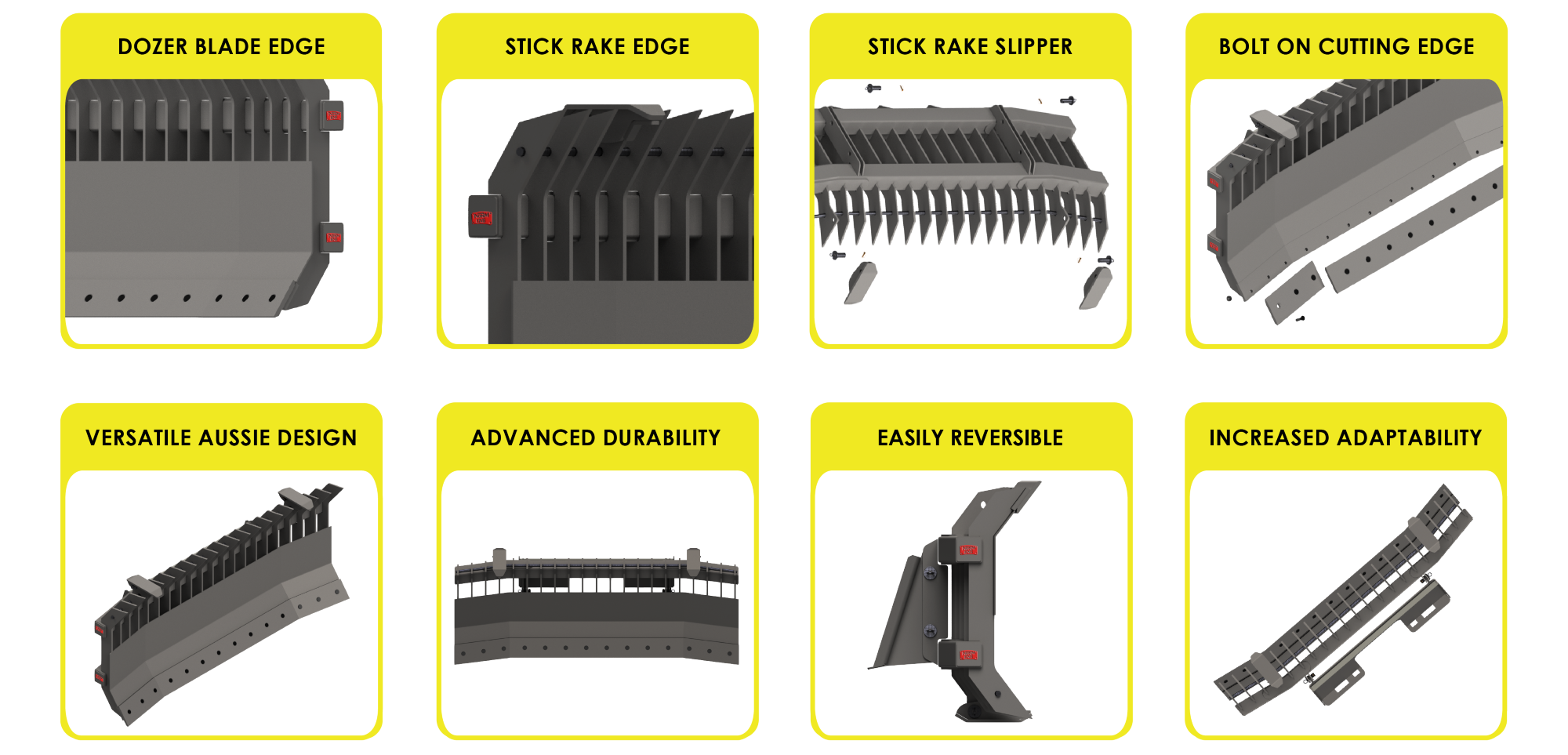 dozer blade stick rake- norm engineering - benefits