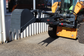 MINI SLEWING BACKHOE ARM C/W TOYOTA HITCH AND 300mm BUCKET