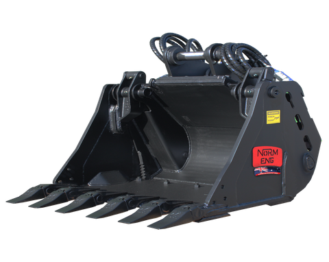 4-IN-1 EXCAVATOR BUCKET T/S HUSKI M-22U [450mm O/A]