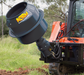 AUGER DRIVE UNIT C/W 2 WAY SWING MINI LOADER FRAME [HIGH FLOW OPTION]