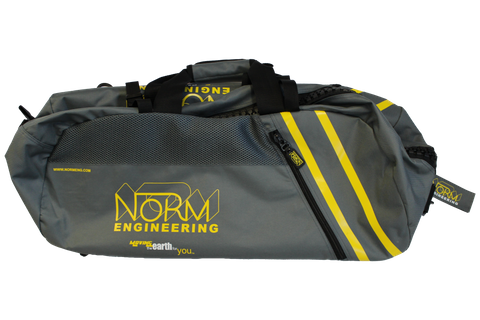 NORM GREY OVERSIZED DUFFLE BAG