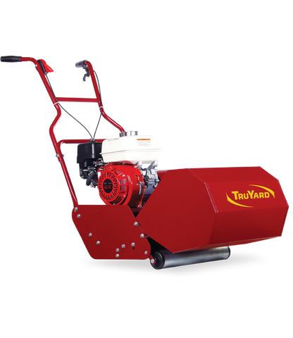 TRUYARD 21" REEL MOWER 6 BLADE HONDA GX200 SPLIT ROLLER