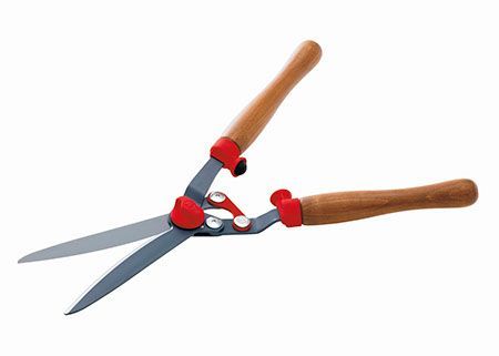 HS-G HEDGE SHEAR STRAIGHT BLADE WOOD HANDLES WOLF GARDEN