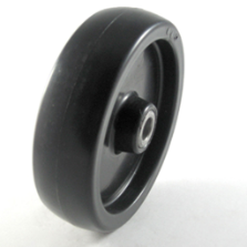 PLASTIC DECK WHEEL 1/2" ID X 4-3/4" OD X 1-1/2" W BOLENS / MTD / TORO